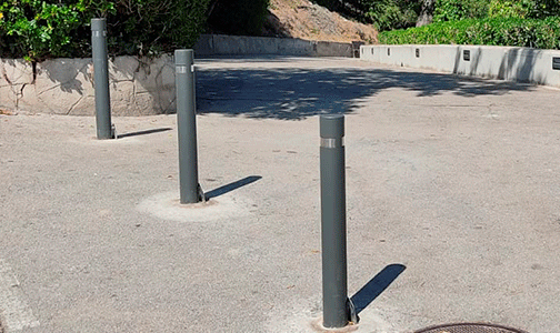 pilona city extraïble instal·lada pilona city extraïble instal·lada