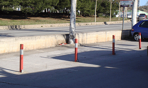 pilona desmon instal·lada parking pilona desmon instal·lada parking