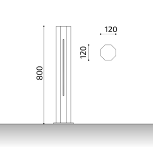 mides pilona octo led