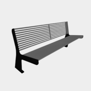 banc urbà de ferro Gala