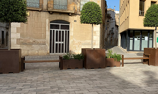 banquetas urbanes tali instal·lades Amposta banquetas urbanes tali instal·lades Amposta