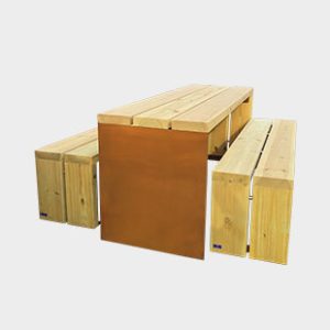conjunt picnic rustic