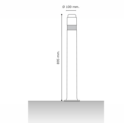 pilonas flexibles aflex de placa amb leds