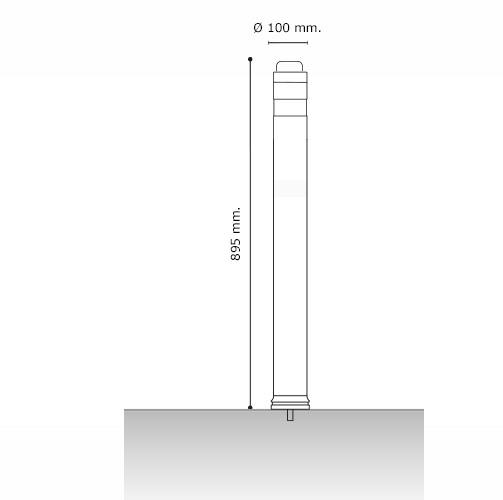 pilonas semiflexibles ablen eco amb leds solars