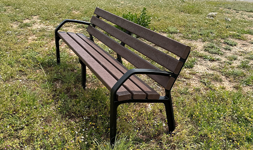 Banc de plastic eco alba